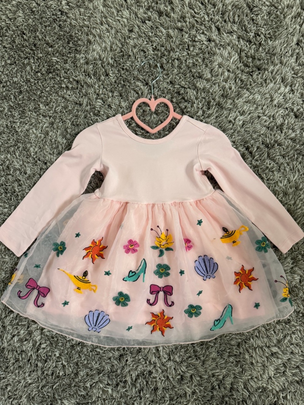 Hanna Andrersson Disney Princess Tulle Dress size 2 like new worn once